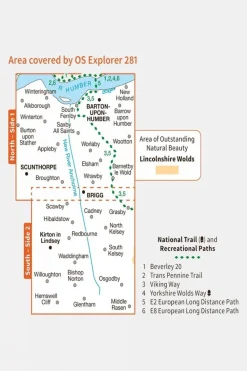 Active Explorer Map 281 Ancholme Valley