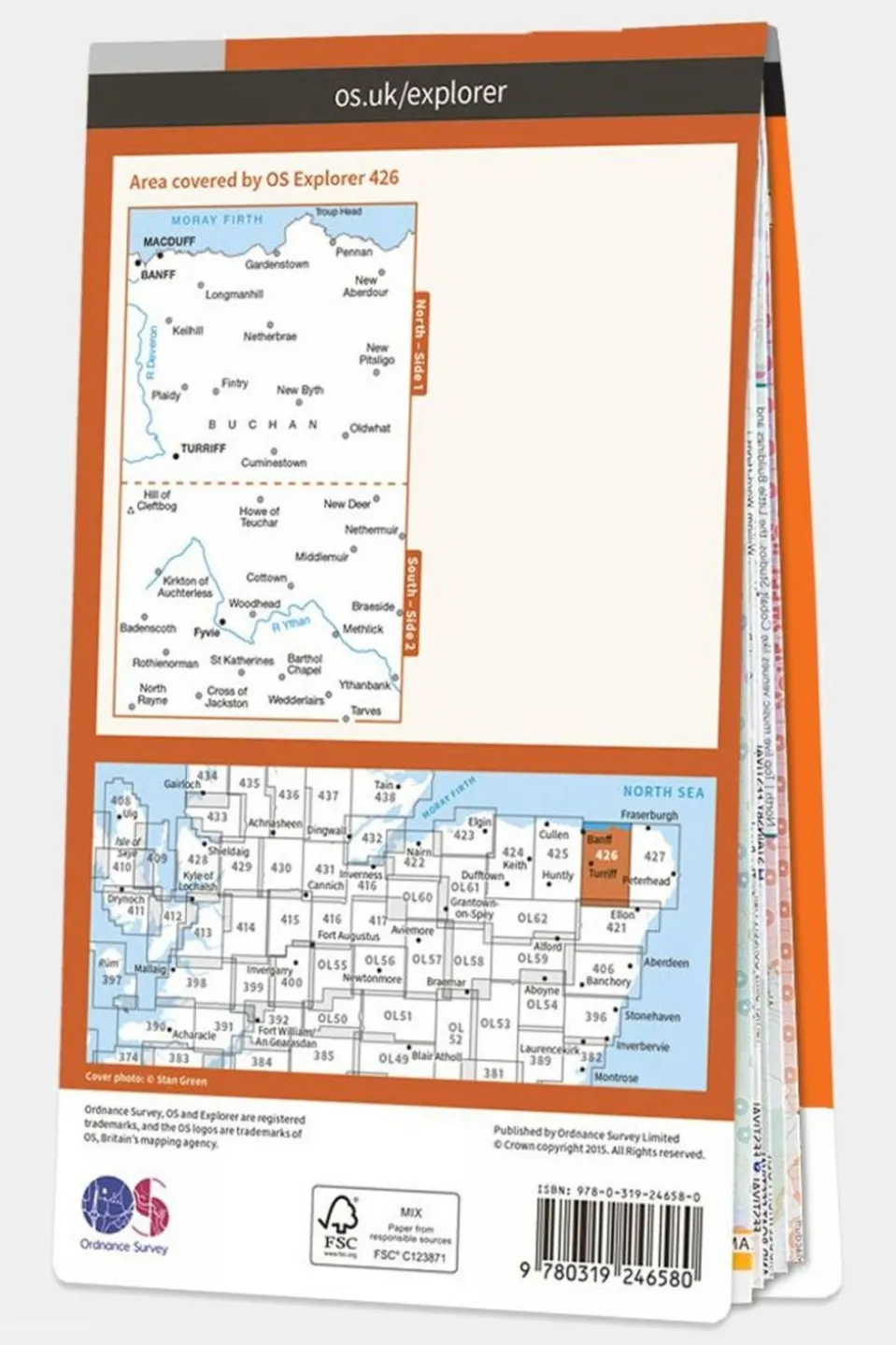 Active Explorer Map 426 Banff, Macduff and Turriff
