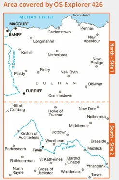 Active Explorer Map 426 Banff, Macduff and Turriff