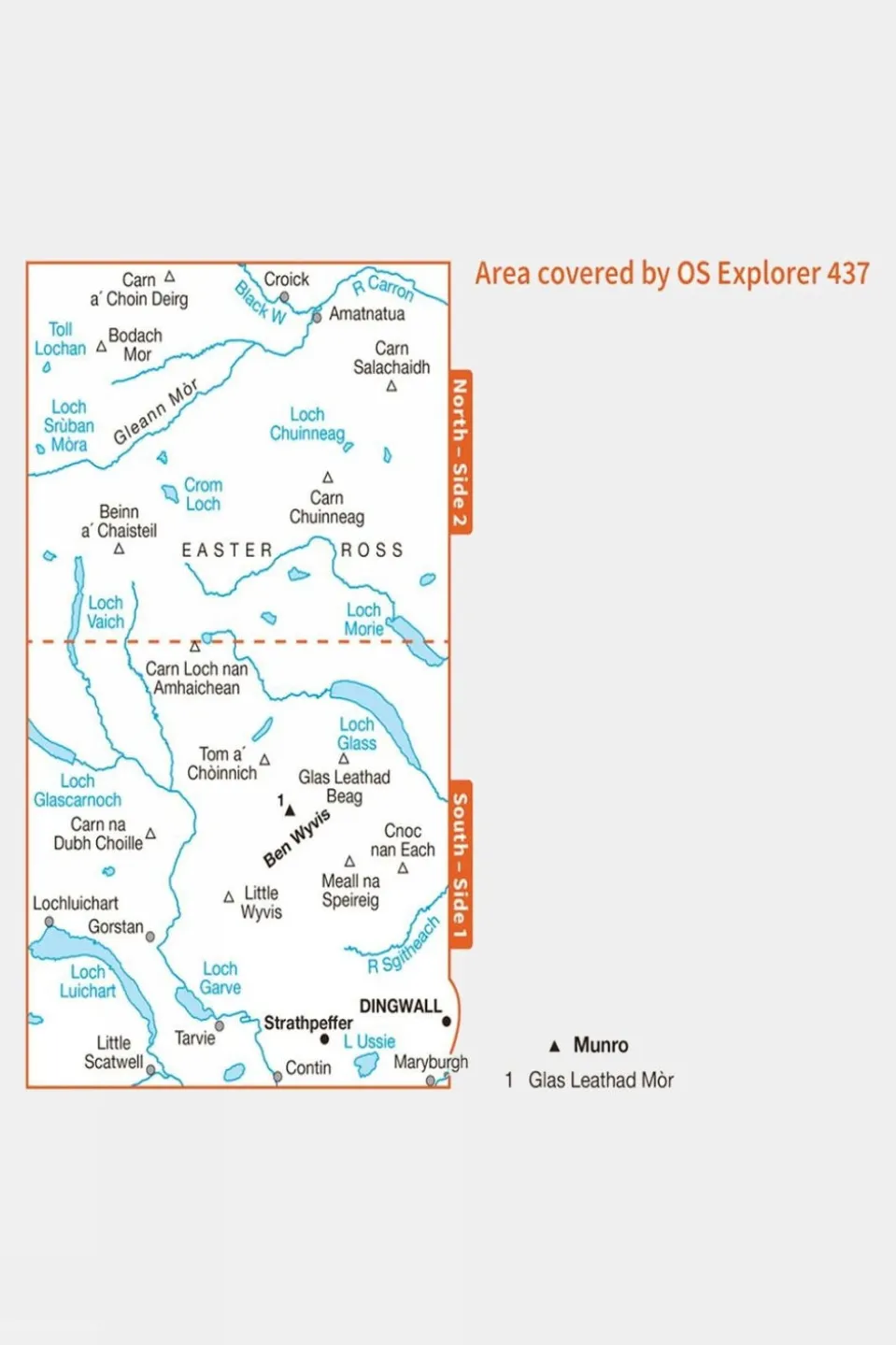Active Explorer Map 437 Ben Wyvis and Strathpeffer
