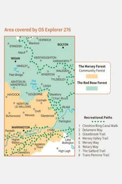 Active Explorer Map 276 Bolton Central, Wigan and Warrington