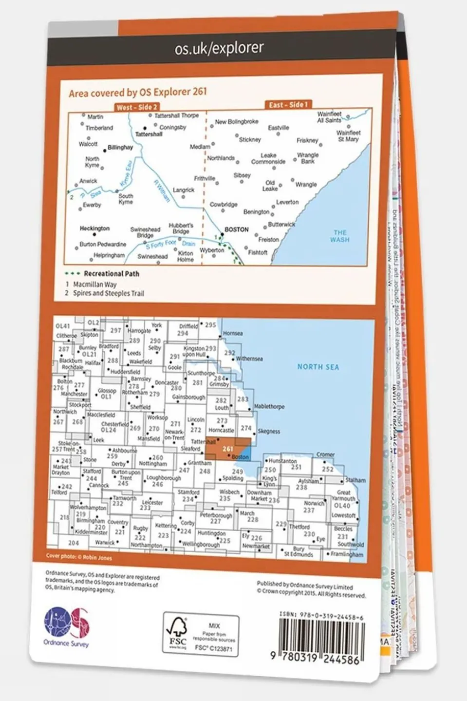 Active Explorer Map 261 Boston