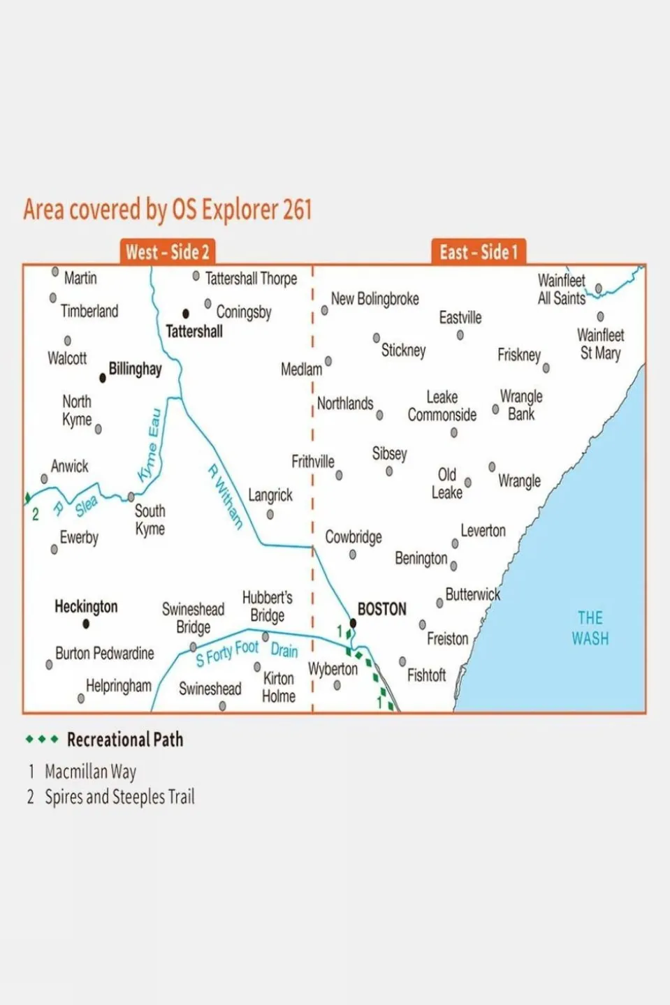 Active Explorer Map 261 Boston