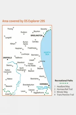 Active Explorer Map 295 Bridlington, Driffield and Hornsea
