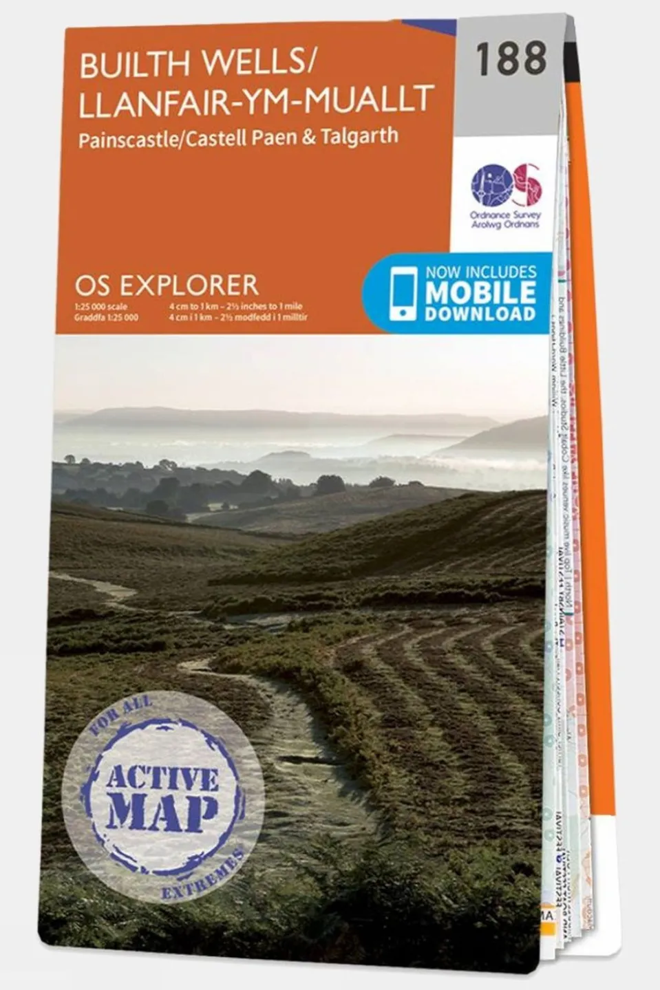 Active Explorer Map 188 Builth Wells