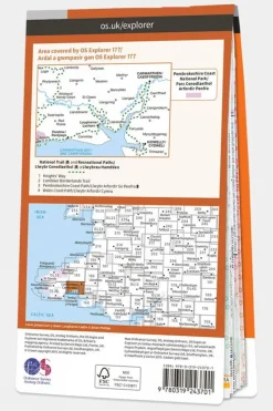 Active Explorer Map 177 Carmarthen and Kidwelly