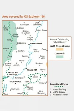 Active Explorer Map 156 Chippenham and Bradford-on-Avon