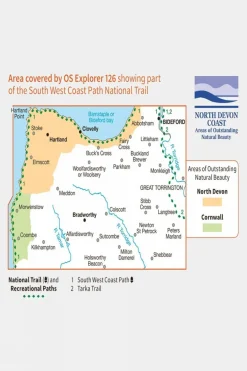 Active Explorer Map 126 Clovelly and Hartland