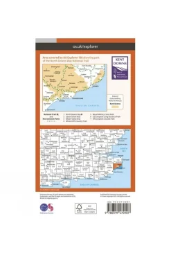 Active Explorer Map 138 Dover, Folkestone and Hythe