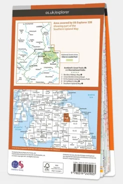 Active Explorer Map 338 Galashiels, Selkirk and Melrose