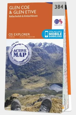Active Explorer Map 384 Glen Coe and Glen Etive