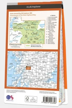 Active Explorer Map 384 Glen Coe and Glen Etive