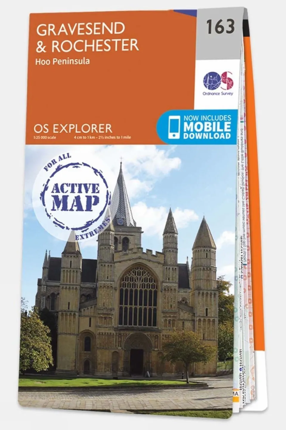 Active Explorer Map 163 Gravesend and Rochester