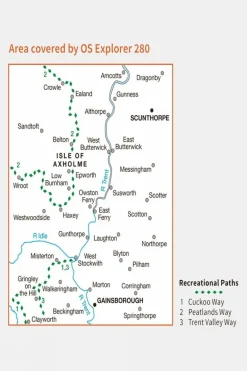 Active Explorer Map 280 Isle of Axholme
