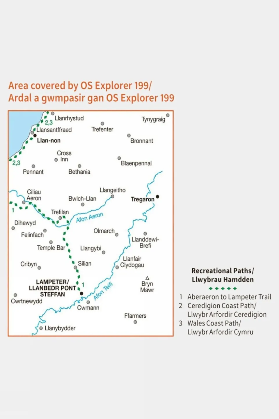 Active Explorer Map 199 Lampeter