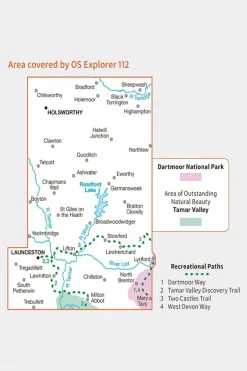 Active Explorer Map 112 Launceston and Holsworthy