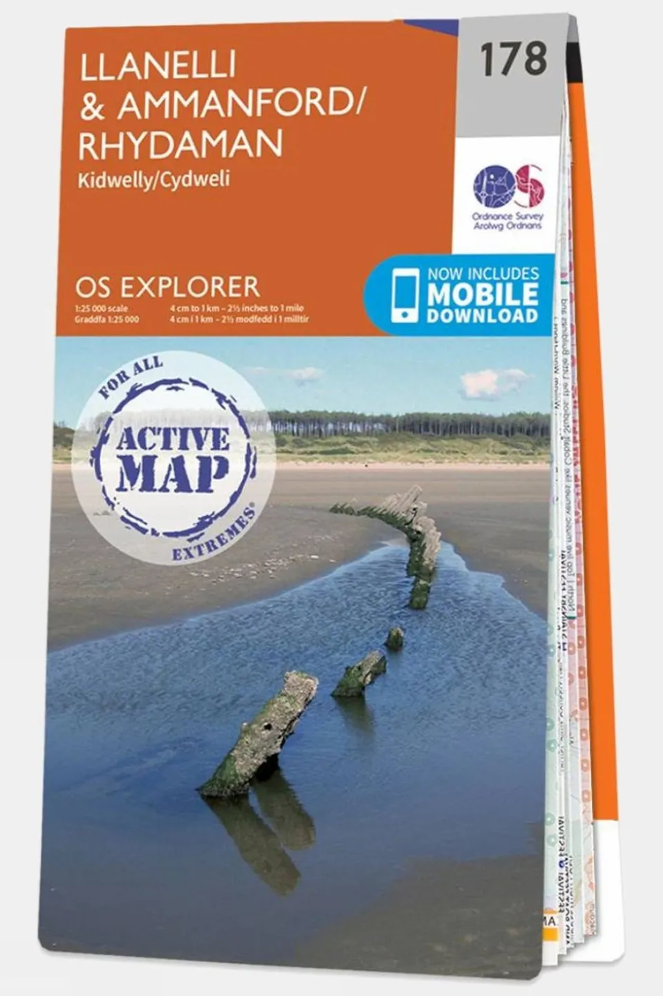 Active Explorer Map 178 Llanelli and Ammanford