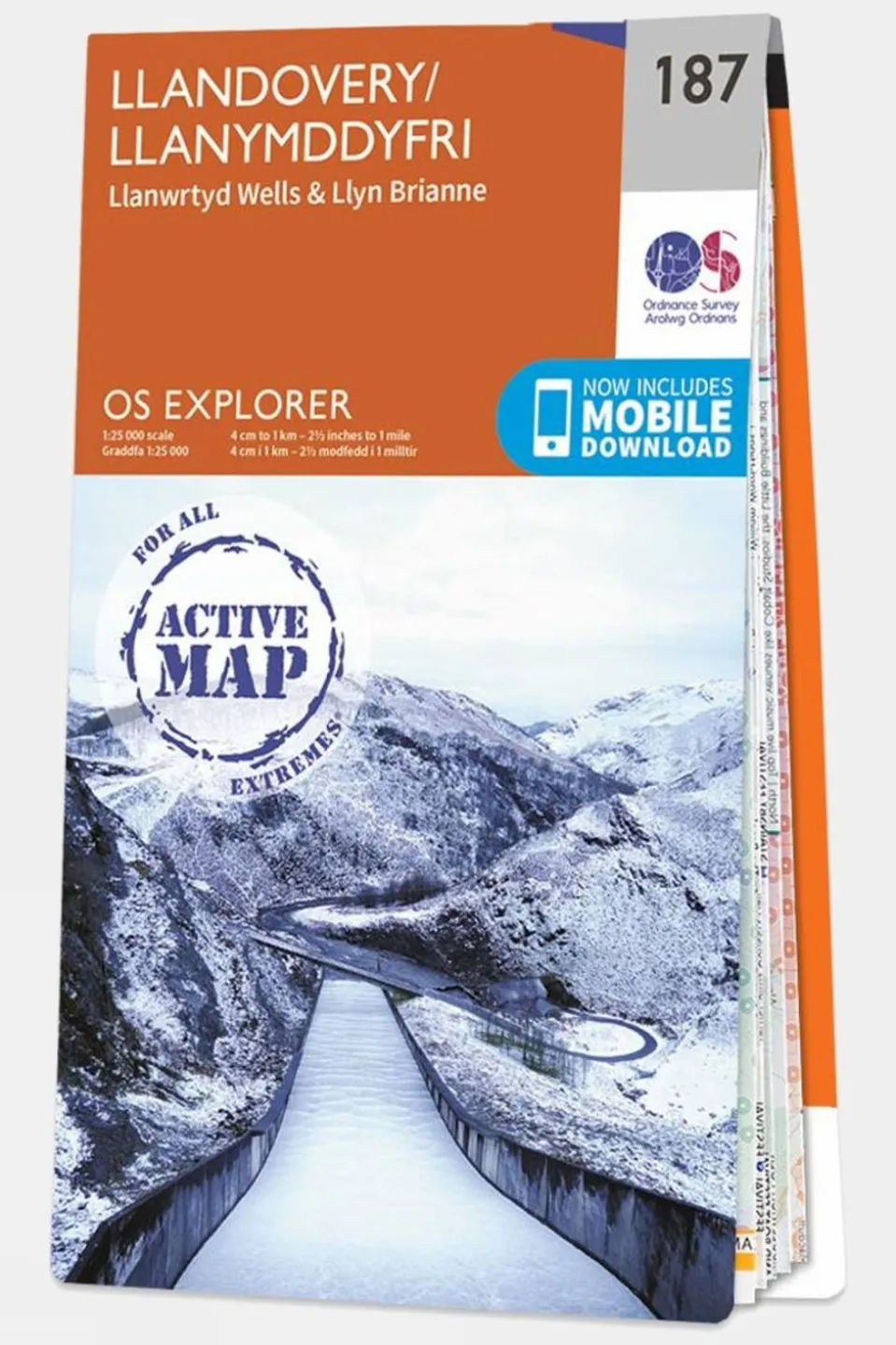 Active Explorer Map 187 Llandovery