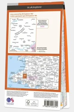 Active Explorer Map 186 Llandeilo and Brechfa Forest