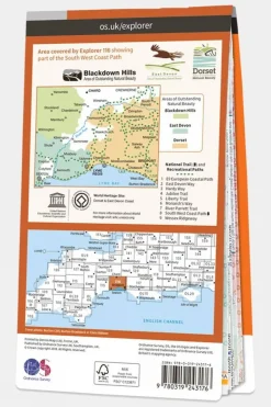 Active Explorer Map 116 Lyme Regis and Bridport