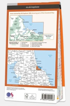 Active Explorer Map 306 Middlesbrough and Hartlepool