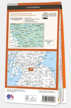 Active Explorer Map 343 Motherwell and Coatbridge