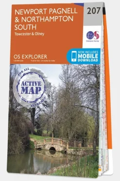 Active Explorer Map 207 Newport Pagnell and Northampton South