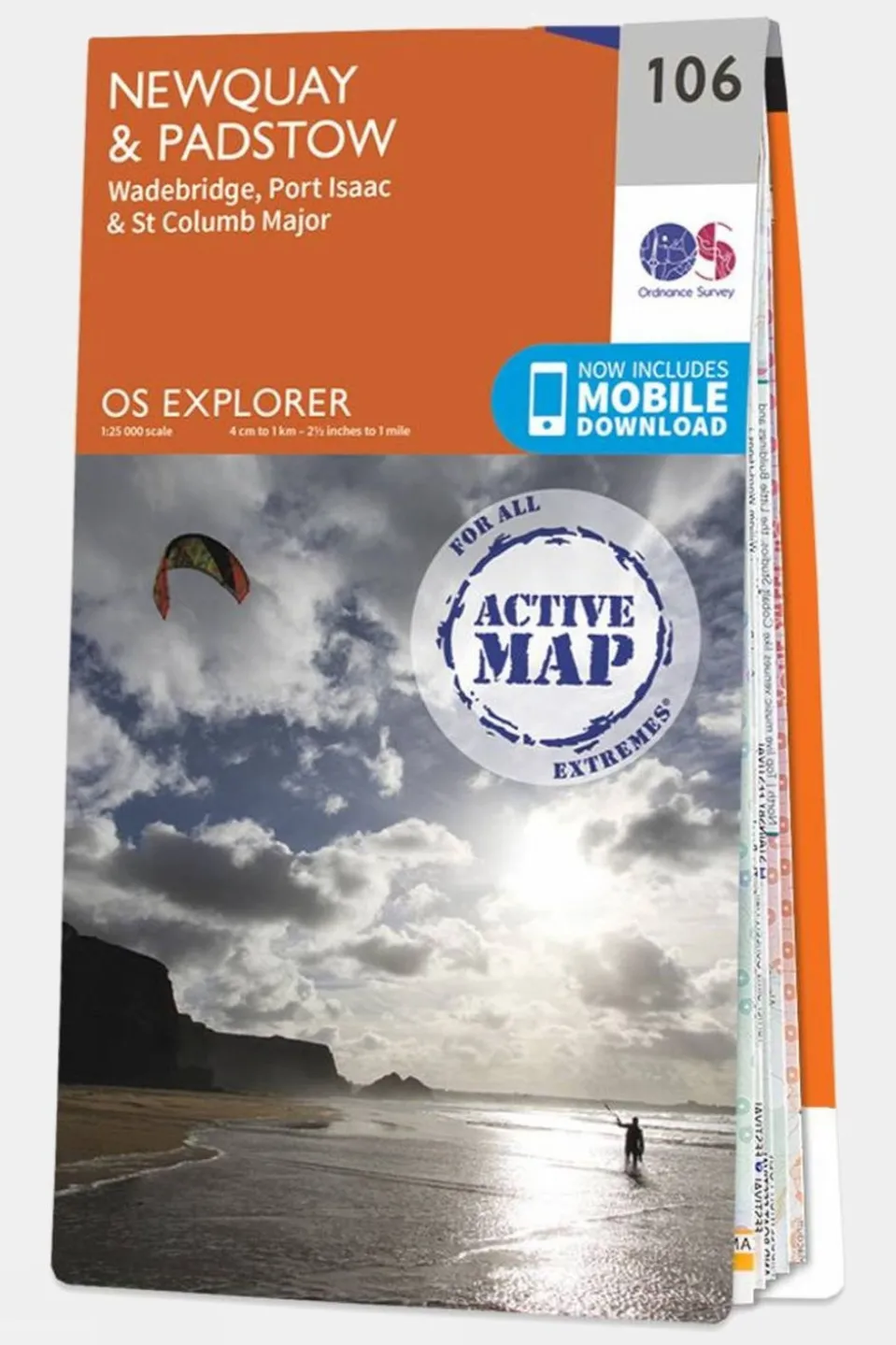 Active Explorer Map 106 Newquay and Padstow