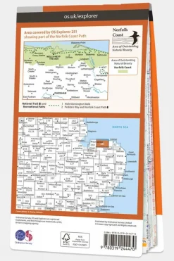 Active Explorer Map 251 Norfolk Coast Central