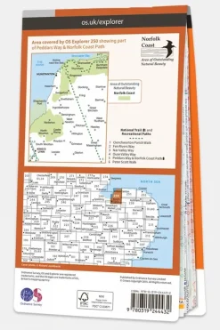 Active Explorer Map 250 Norfolk Coast West