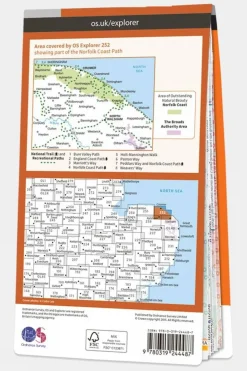Active Explorer Map 252 Norfolk Coast East