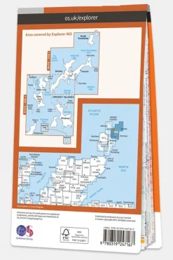 Active Explorer Map 465 Orkney - Sanday, Eday, North Ronaldsay and Stronsay