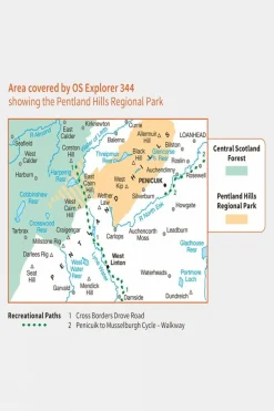 Active Explorer Map 344 Pentland Hills