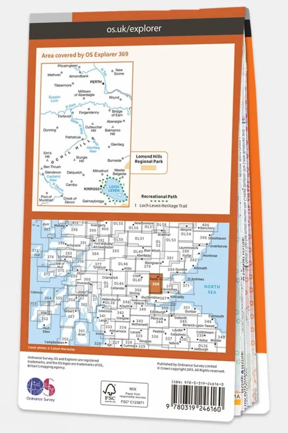 Active Explorer Map 369 Perth and Kinross