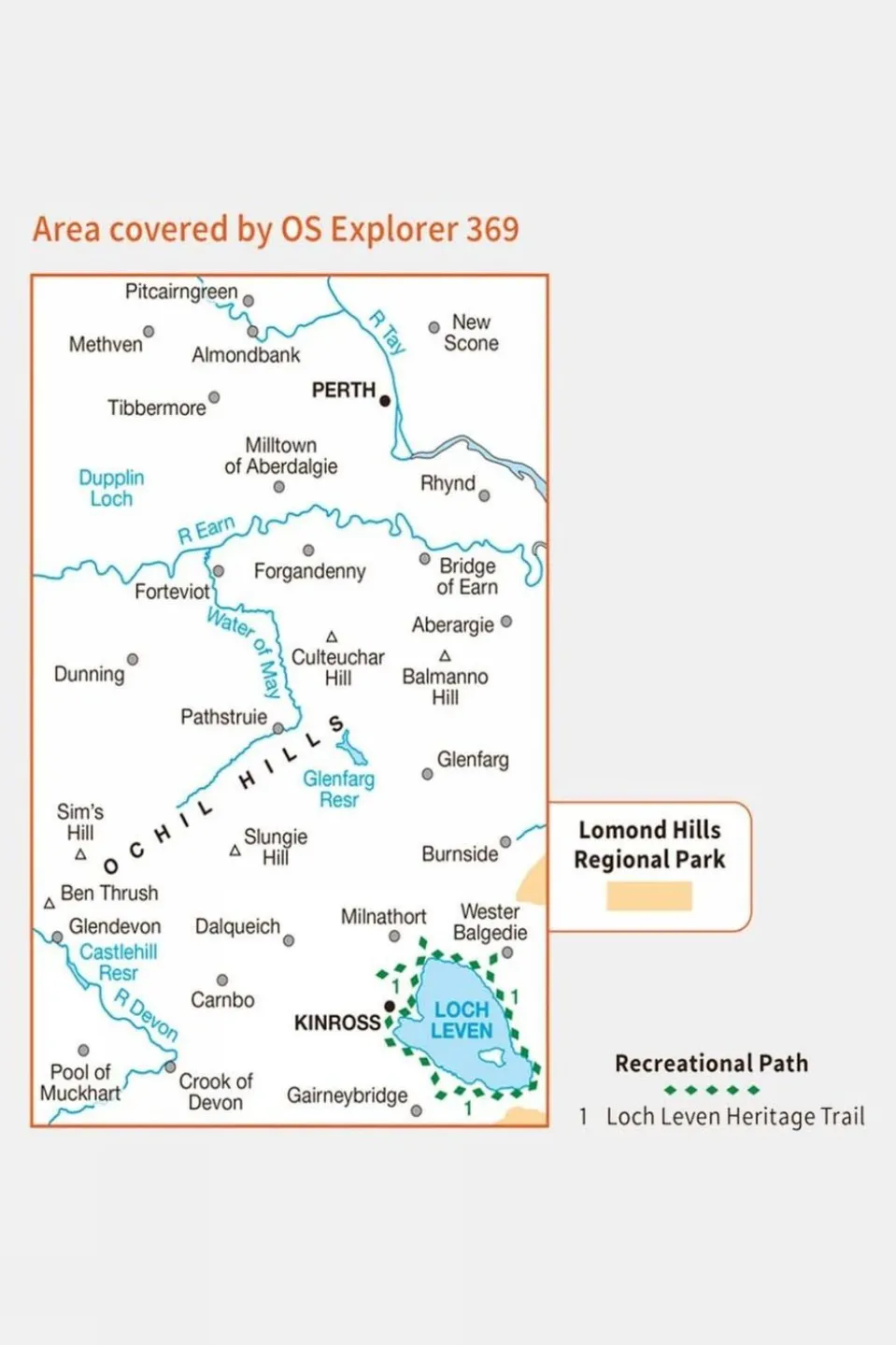 Active Explorer Map 369 Perth and Kinross