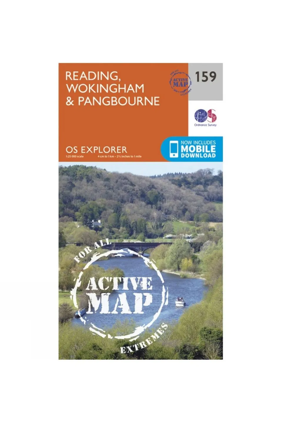 Active Explorer Map 159 Reading, Wokingham and Pangbourne
