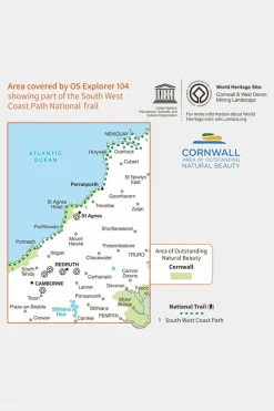 Active Explorer Map 104 Redruth and St Agnes