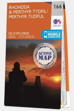 Active Explorer Map 166 Rhondda and Merthyr Tydfil