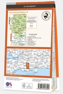 Active Explorer Map 118 Shaftesbury and Cranborne Chase