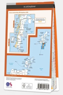 Active Explorer Map 466 Shetland - Mainland South