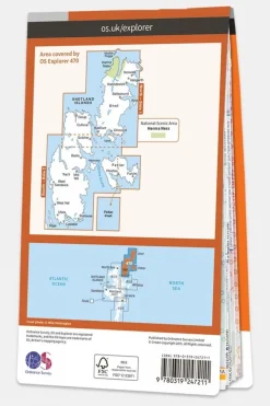 Active Explorer Map 470 Shetland - Unst, Yell and Fetlar