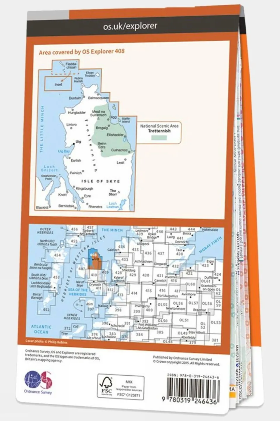 Active Explorer Map 408 Skye - Trotternish and The Storr