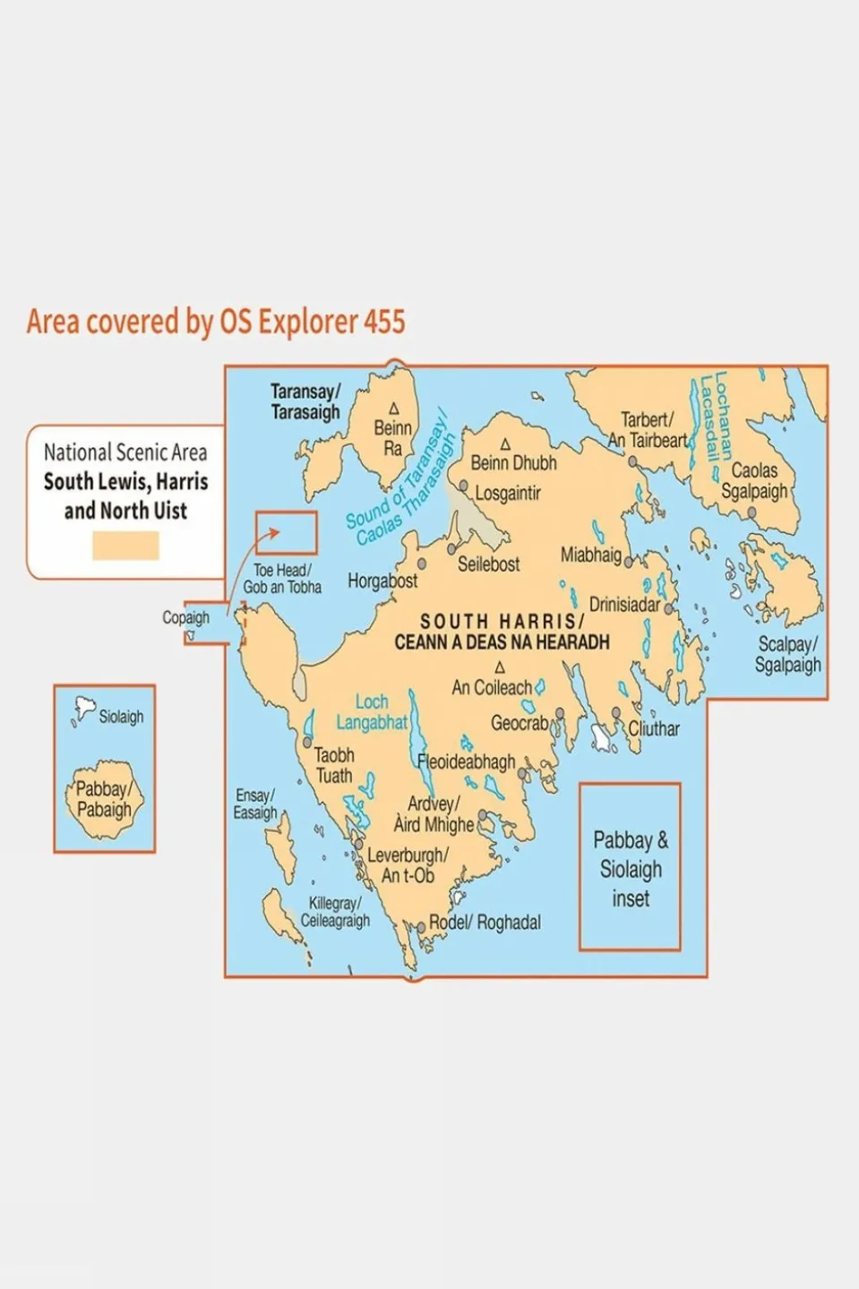 Active Explorer Map 455 South Harris