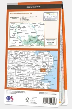 Active Explorer Map 196 Sudbury, Hadleigh and Dedham Vale