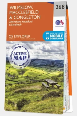 Active Explorer Map 268 Wilmslow, Macclesfield and Congleton