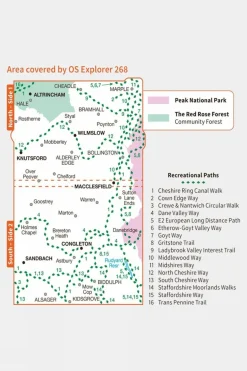 Active Explorer Map 268 Wilmslow, Macclesfield and Congleton