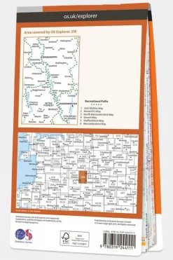 Active Explorer Map 218 Wyre Forest and Kidderminster