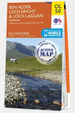 Active Explorer Map OL50 Ben Alder, Loch Ericht and Loch Laggan