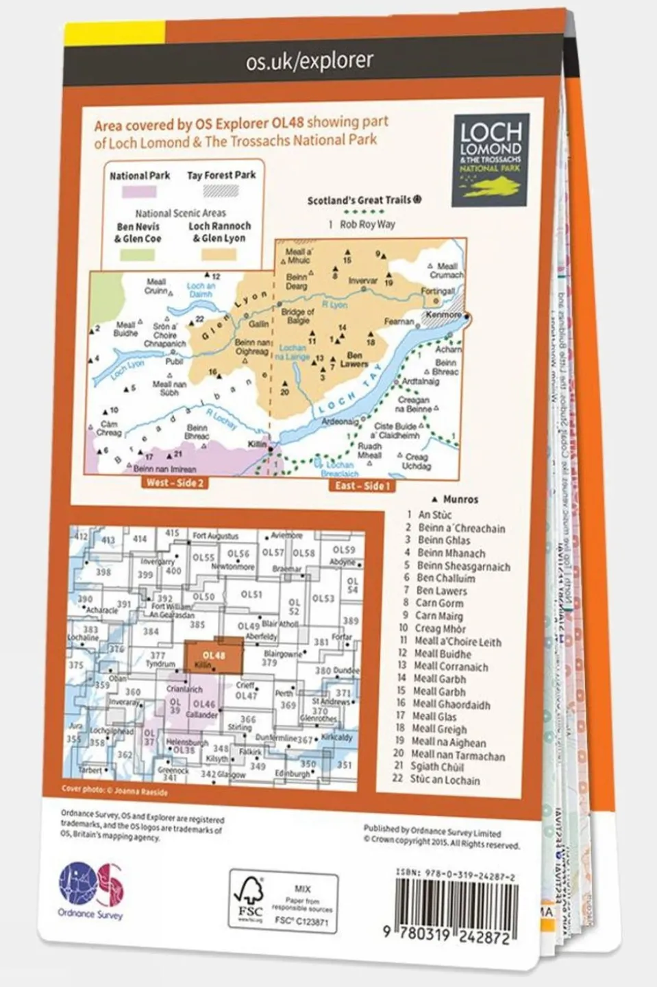 Active Explorer Map OL48 Ben Lawers and Glen Lyon