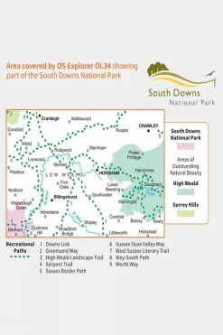 Active Explorer Map OL34 Crawley and Horsham
